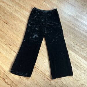 Vintage Ann Taylor velvet wide leg pants